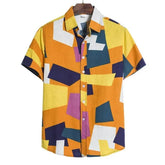 Stylish Geometric Print Shirt for Every Occasion in Men's Fashion - Himpall